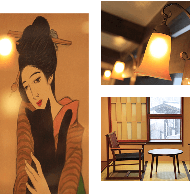大正ロマン香るレトロな旅館
